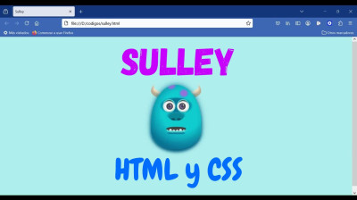 Cómo crear a Sulley en HTML y CSS - Web development