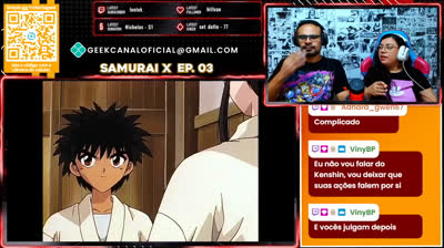 Samurai X EP 3 e 4