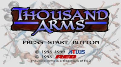 Thousand Arms (USA) (Disc 1) PSX