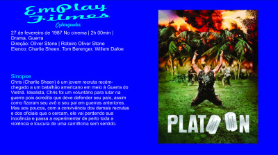 Platoon (1987) Charlie Sheen # Guerra