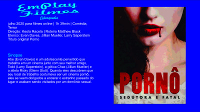 Porno - Sedutora e Fatal (2020) Comédia, Terror