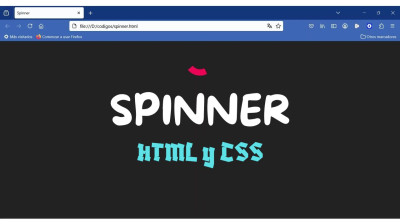 Cómo hacer un spinner con HTML y CSS - Web development